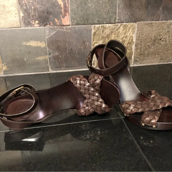 Gucci braided platform sandals - Picture 11 of 15